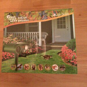 2 Pack Solar Ultrasonic Animal Repeller Pests for the  US Set of 2 new in box